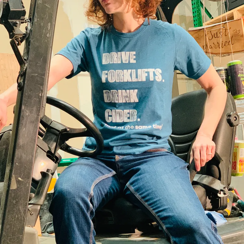 Forklift Crew Neck Tee